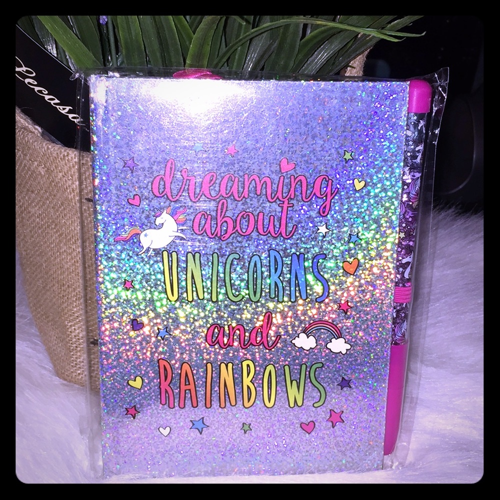 Unicorn and rainbows journal